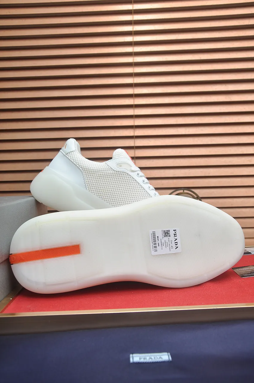 Men's shoes 💰620💶 [PRADA] Top original, new season, high quality original goods, top high mercerized cowhide combined with original breathable fabric + imported glue, imported stretch fabric inside with original cowhide feet, original thick outsole! Quality guaranteed! Code 38-45 (45 customized)